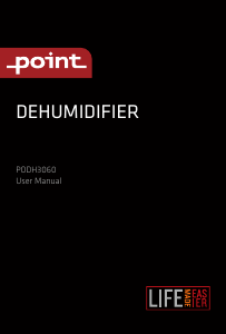 Bruksanvisning Point PODH3060 Avfuktare