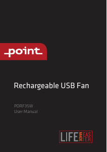 Brugsanvisning Point PORF35W Ventilator