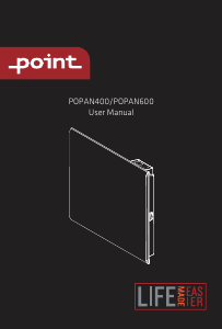 Käyttöohje Point POPAN600 Lämmitin