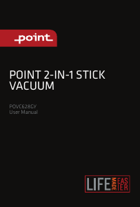 Brugsanvisning Point POVC628GY Støvsuger