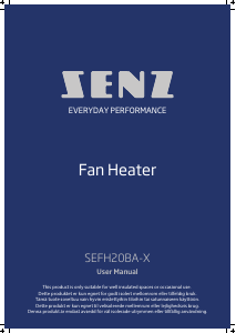 Manual Senz SEFH20BA-X Heater