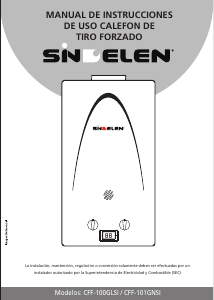 Manual de uso Sindelen CFF-100GLSI Caldera de gas