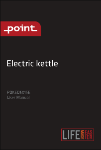 Käyttöohje Point POKED6015E Kattila
