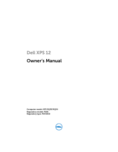 Bruksanvisning Dell XPS 12-9Q34 Bärbar dator