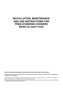 Manual Bertazzoni MPL95I1ETNT Range