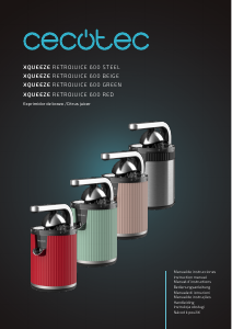 Bedienungsanleitung Cecotec Xqueeze RetroJuice 600 Zitruspresse