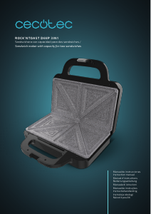 Mode d’emploi Cecotec RocknToast Deep 3in1 Grill