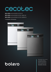Bedienungsanleitung Cecotec Bolero Aguazero 6700 Inox B Geschirrspüler