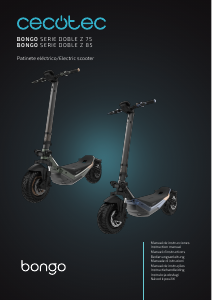 Mode d’emploi Cecotec Bongo serie doble Z75 Trottinette électrique