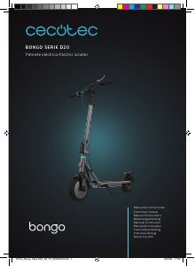 Mode d’emploi Cecotec Bongo Serie D20 Trottinette électrique
