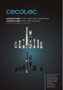 Manuál Cecotec Bamba CeramicCare 10in1 AirGlam Vlasová kulma