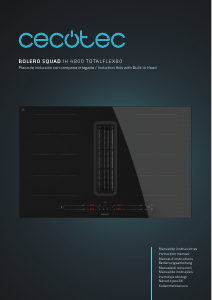 Mode d’emploi Cecotec Bolero Squad IH 4800 TotalFlex80 Table de cuisson