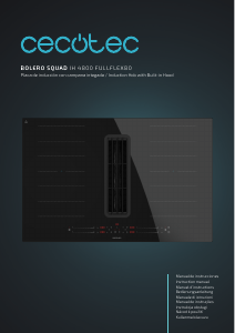 Mode d’emploi Cecotec Bolero Squad IH 4800 FullFlex80 Table de cuisson
