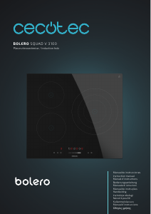 Mode d’emploi Cecotec Bolero Squad V 3100 Table de cuisson