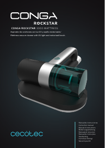 Manuale Cecotec Conga RockStar 3000 Pulitore per materassi