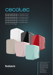 Manual Cecotec Bolero MiniCooling 6L Bahamas Pink Refrigerator