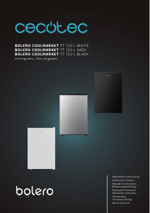Bedienungsanleitung Cecotec Bolero CoolMarket TT 133 L Black Kühlschrank