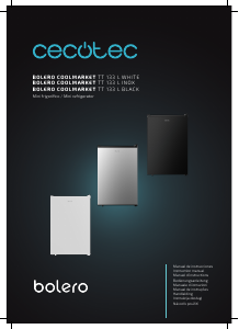 Manual Cecotec Bolero CoolMarket TT 133 L White Refrigerator