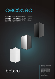 Bedienungsanleitung Cecotec Bolero CoolMarket TT 114 L Inox Kühlschrank