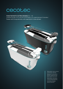 Handleiding Cecotec Toast&Taste Extra Double W Broodrooster