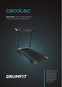 Bedienungsanleitung Cecotec DrumFit WayHome 1000 Runner Sprint Laufband