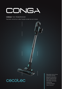 Bedienungsanleitung Cecotec Conga 700 PowerHead Staubsauger