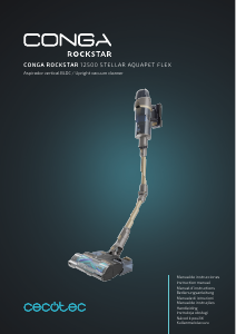Manual Cecotec Conga Rockstar 12500 Stellar AquaPet Flex Aspirador
