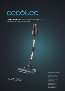 Kullanım kılavuzu Cecotec Conga Rockstar 10500 Solar AquaPet Flex Elektrikli süpürge