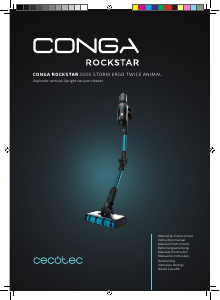 Manuál Cecotec Conga Rockstar 3500 Storm ErgoTwice Animal Vysavač