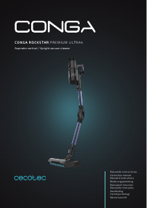 Manual Cecotec Conga Rockstar Premium Ultra4 Vacuum Cleaner