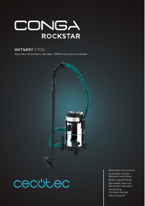 Manuale Cecotec Conga Rockstar Wet & Dry Steel Aspirapolvere