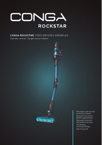 Manuale Cecotec Conga Rockstar 11500 Odyssey ErgoFlex Aspirapolvere