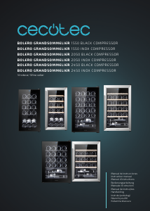 Handleiding Cecotec Bolero GrandSommelier 2450 Black Compressor Wijnklimaatkast