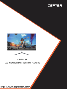 Käyttöohje Cepter C21PULSE LED-näyttö
