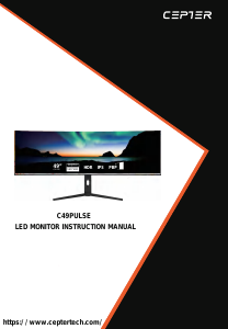 Käyttöohje Cepter C49PULSE LED-näyttö