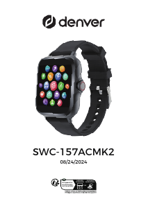 Manual de uso Denver SWC-157ACMK2 Smartwatch