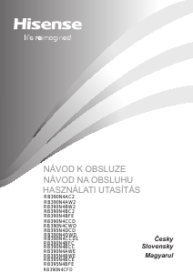 Használati útmutató Hisense RB390N4BFE Hűtő és fagyasztó