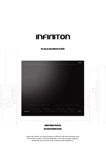 Manual de uso Infiniton INDF8BK74G38 Placa