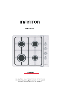 Manual de uso Infiniton GAS4BNAI Placa