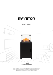 Manual Infiniton PG-QH10 Aquecedor de pátio