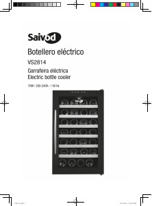 Manual de uso Saivod VS2814 Vinoteca