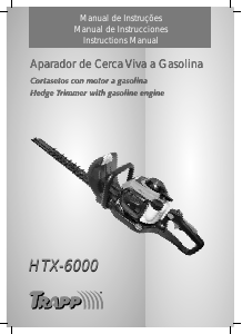 Manual Trapp HTX-6000 Corta-sebes