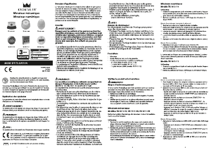 Mode d’emploi Krontaler TR 1611-12 Minuteur de cuisine