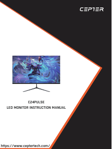Käyttöohje Cepter C24PULSE LED-näyttö