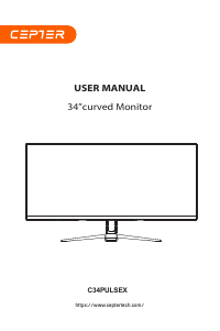 Bruksanvisning Cepter C34PULSEX LED-skjerm