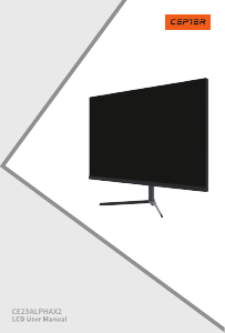 Käyttöohje Cepter CE23ALPHAX2 LED-näyttö