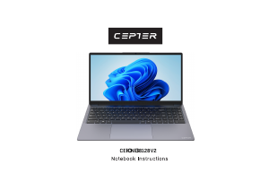 Handleiding Cepter CEIONI38128V2 Laptop