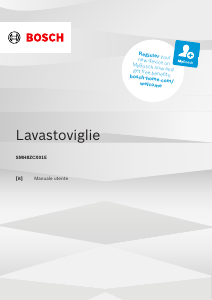 Manuale Bosch SMH8ZCX01E Lavastoviglie