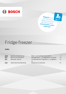 Bedienungsanleitung Bosch KIN862SE0 Kühl-gefrierkombination