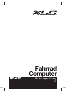 Bedienungsanleitung XLC BV-W12 Fahrradcomputer